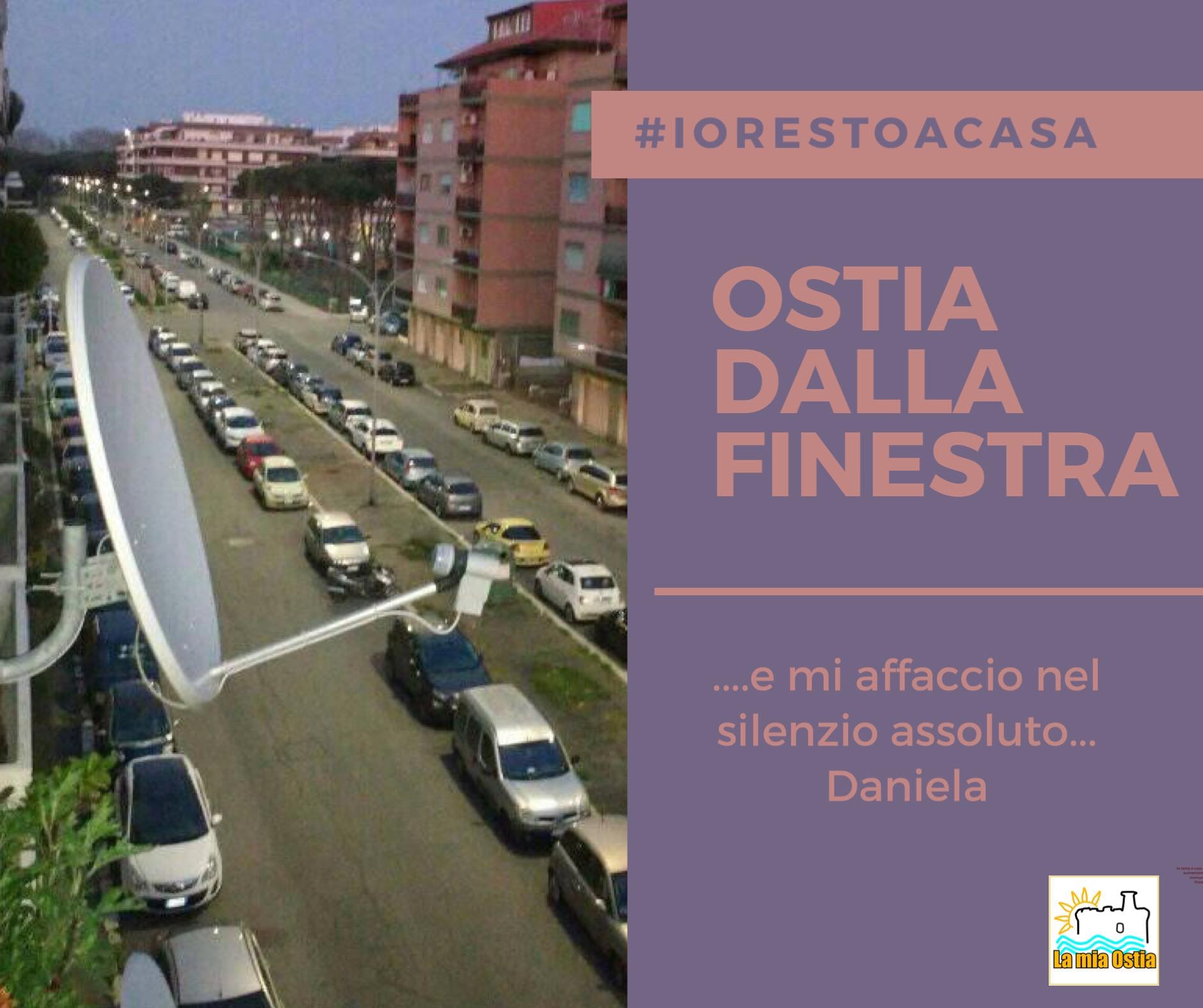 Ostia dalla finestra: mese di aprile